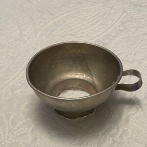 MCM Vintage Aluminum Canning Funnel for Mason Canning Jars Wide Mouth Openings